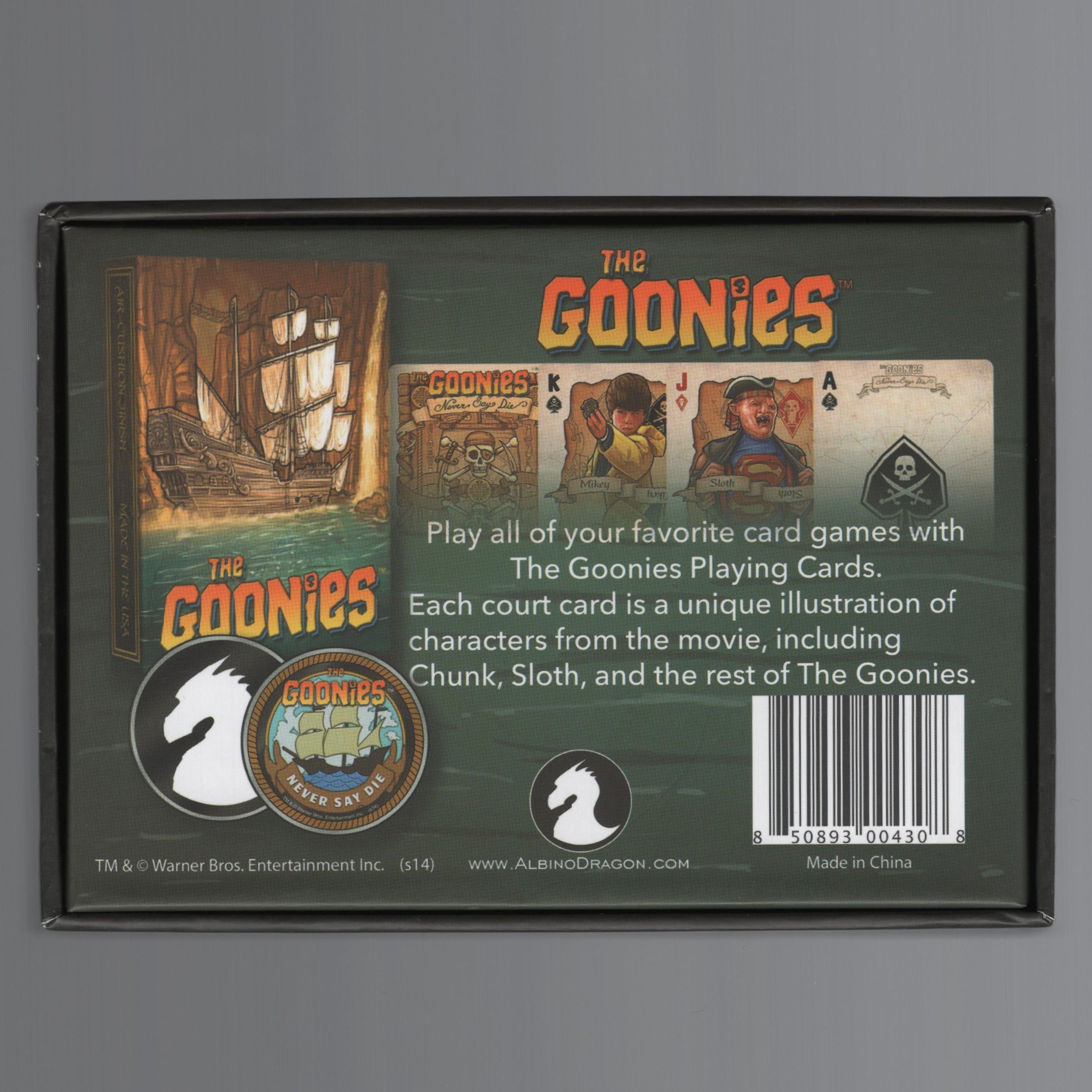 The Goonies Playing Card Collectors Set [AUCTION]