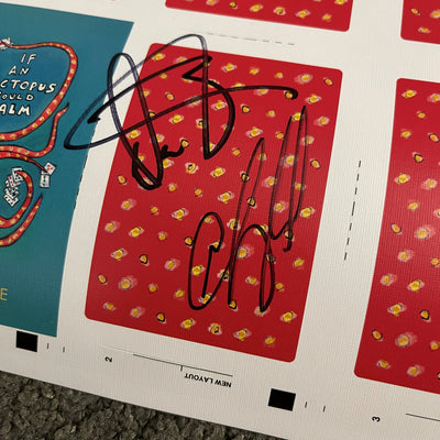 If An Octopus Could Palm (Uncut Sheet, SIGNED, #103/250) [AUCTION]
