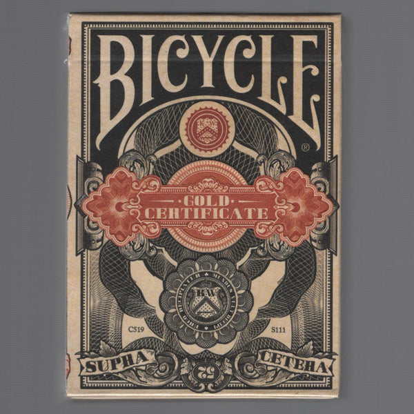 Bicycle Federal 52 Gold Certificate [AUCTION]