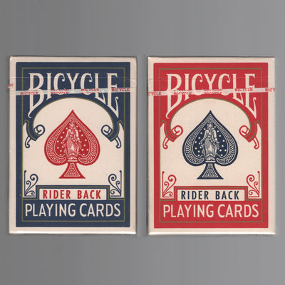 Bicycle Rider Back Set (Vintage/Blue Seal) [AUCTION]