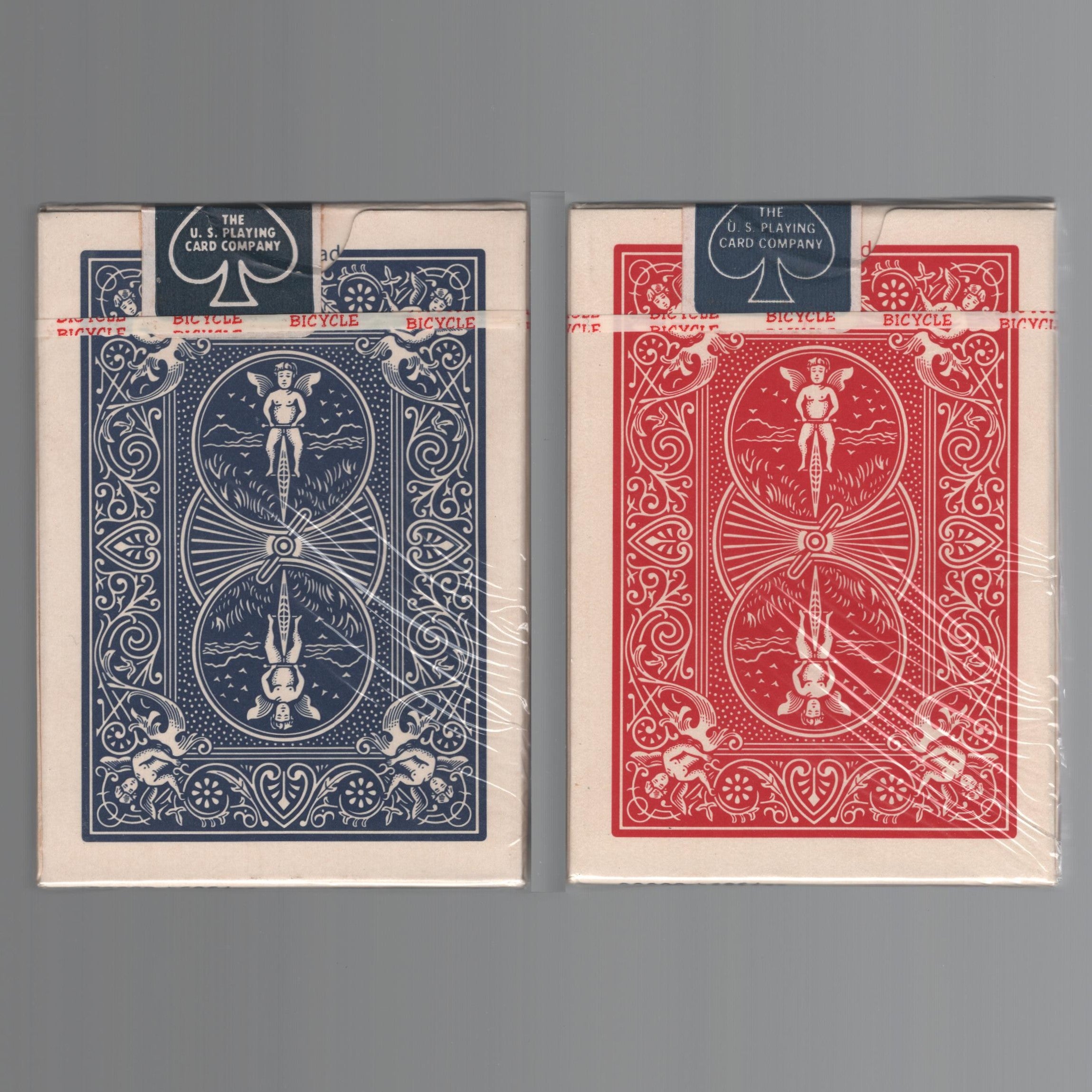 Bicycle Rider Back Set (Vintage/Blue Seal) [AUCTION]