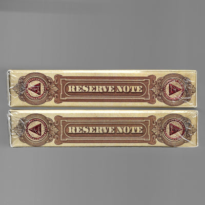 White Reserve Note (Set, Bicycle and Unbranded) [AUCTION]